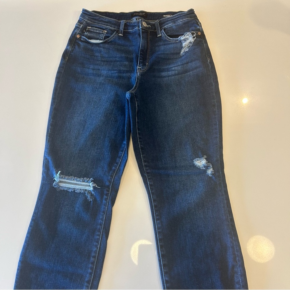 Judy Blue Dark Blue Straight Leg Jeans